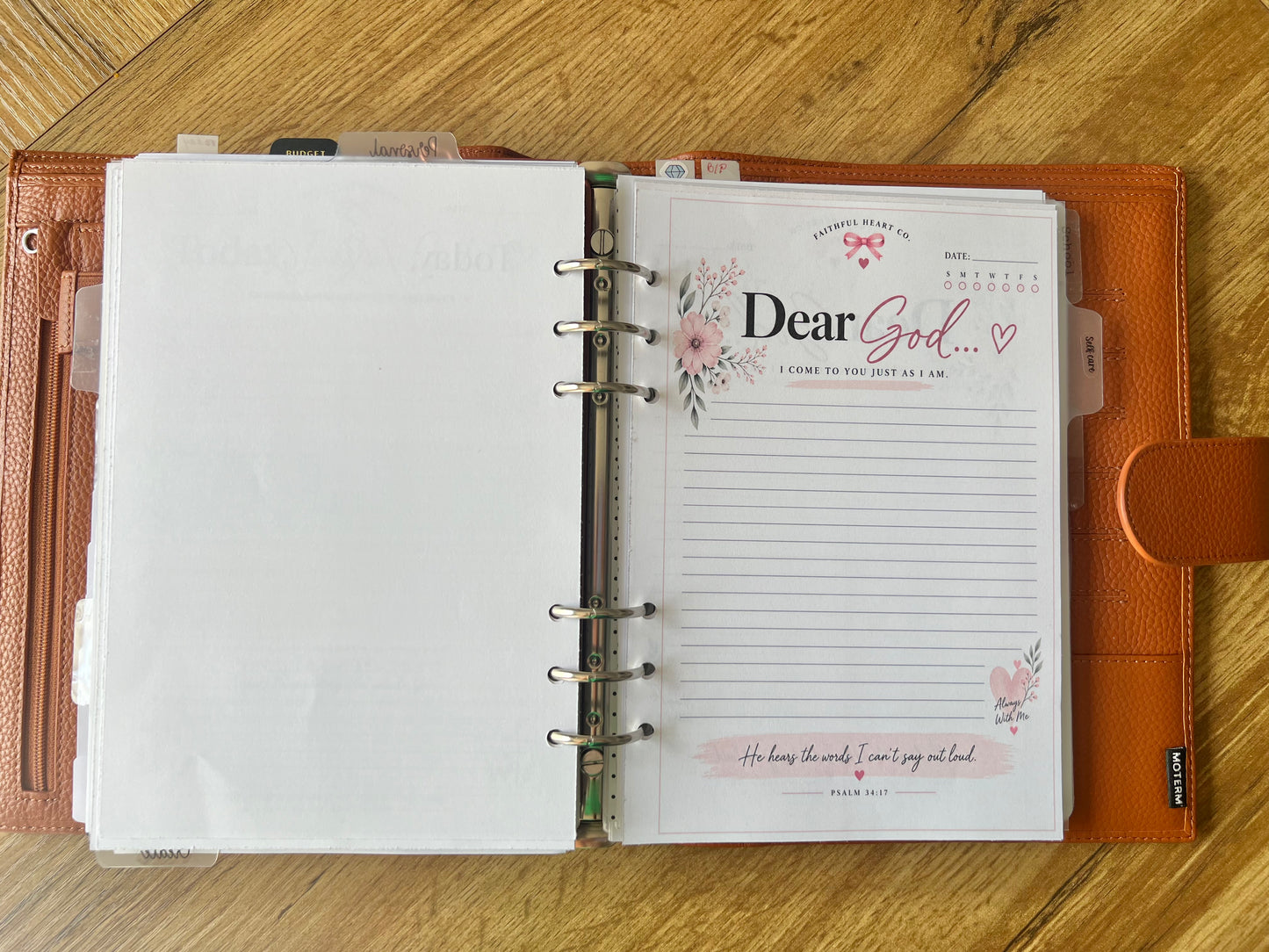 Dear God - Journal Pages