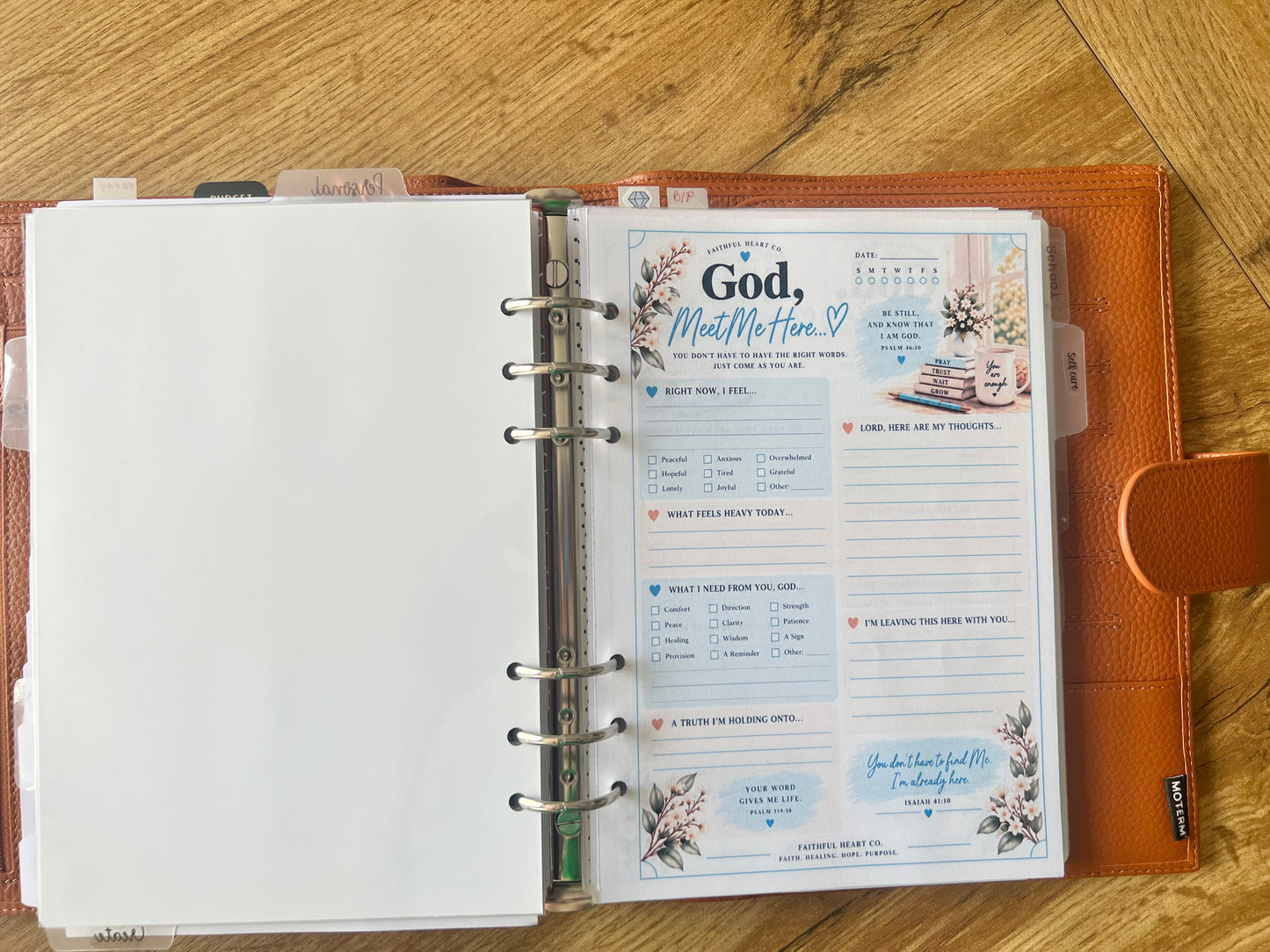 God, Meet Me Here - Journal Pages