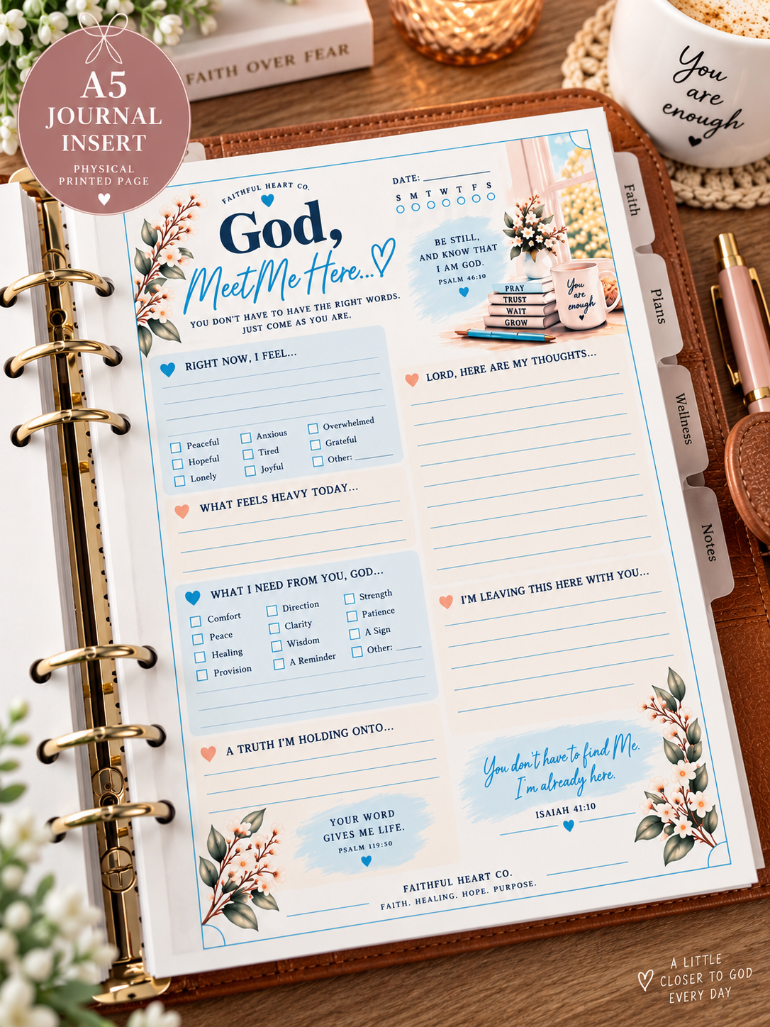 God, Meet Me Here - Journal Pages