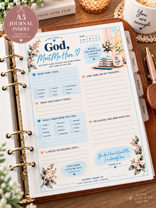 God, Meet Me Here - Journal Pages